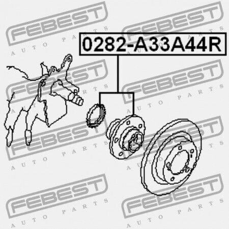 Febest Ρουλεμάν Τροχών για Nissan Maxima