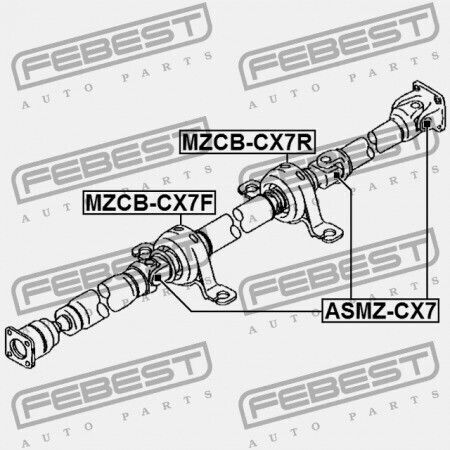 Cruce Ax Transmisie Mișcare Mazda CX-7 ER 2007-2009 EU PH01-25-100B