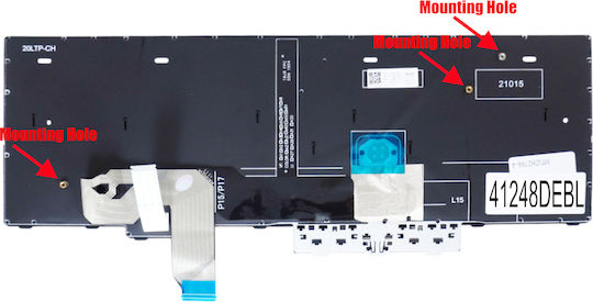 Deutsche Laptop-Tastatur Für Laptop German Laptop-Tastatur Lenovo Thinkpad P15 Gen 1 20su 20st T15g Gen 1 20ur 20us P17 Gen 1 20sn 20sq 5n20z74822 5n20z74884 Pk131k92b12 Mit Hintergrundbeleuchtung Pointer Schwarz Κωδ.41248debl
