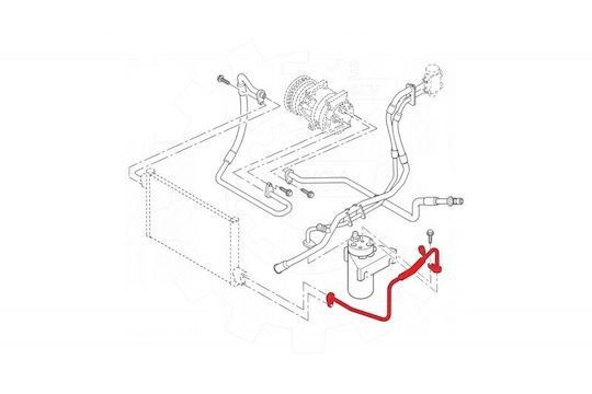 Air Conditioning Hose Renault Master II Opel Movano A