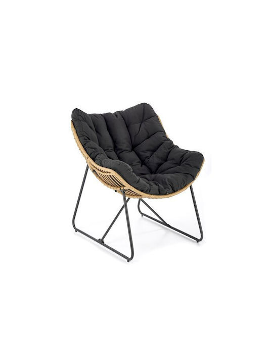 Houston 1517 Armchair Black 81x90x90cm