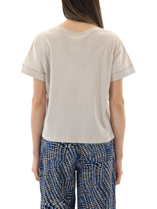 Four Minds T-Shirt Μπεζ