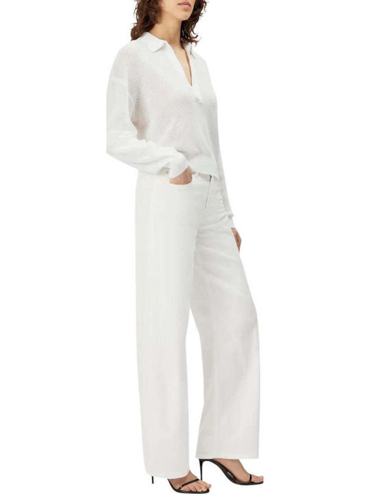 Women's Blouse Long Sleeve White
