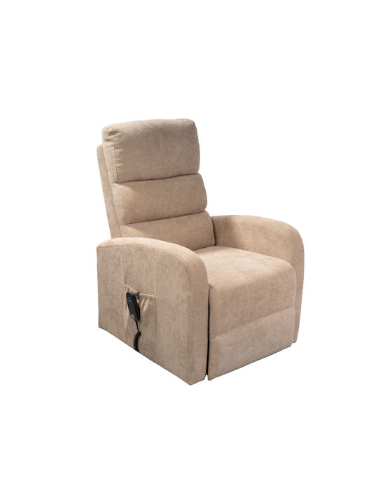 Cinnamon I Fotoliu Relax cu Puf Cinnamon 70x73x110cm
