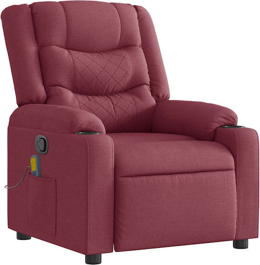 Relax με Υποπόδιο 77x93x99cm Μπορντό Relax με Υποπόδιο 77x93x99cm Μπορντό