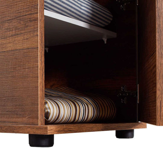 Trendline Wooden Brown Bedside Table 40x39x57cm AD_KMD-511-OO-1 Trendline Wooden Brown Bedside Table 40x39x57cm AD_KMD-511-OO-1
