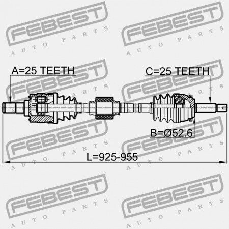 Jumătate De Axă Față Dreapta Hyundai Accent 11 2011-2014 Hma 49501-1r000