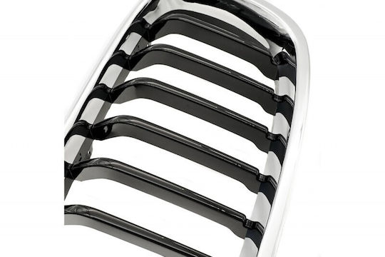 Kappe Für Motorabdeckung Monoliner Schwarz Chrom Für BMW 3 F30 51137255411