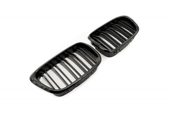 Kappe Für Motorabdeckung Doppelspur Schwarz Glänzend Für BMW 5 E39 51132497261