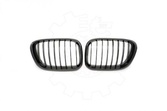 Μάσκα Ψυγείου Bmw X5 E53 Σετ Αριστερή Ή Δεξιά Μονή Λωρίδα Ανθρακί 51137113733