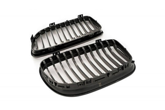 Kappe Für Motorabdeckung Monochrome Schwarze Matt Für BMW 3 E90 Facelift 51137157275
