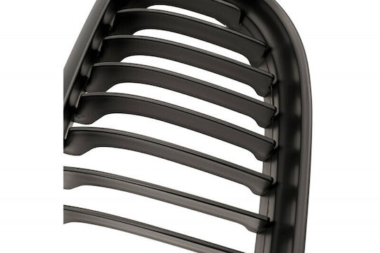 Kappe Für Motorabdeckung Monochrome Schwarze Matt Für BMW 3 E90 Facelift 51137157275