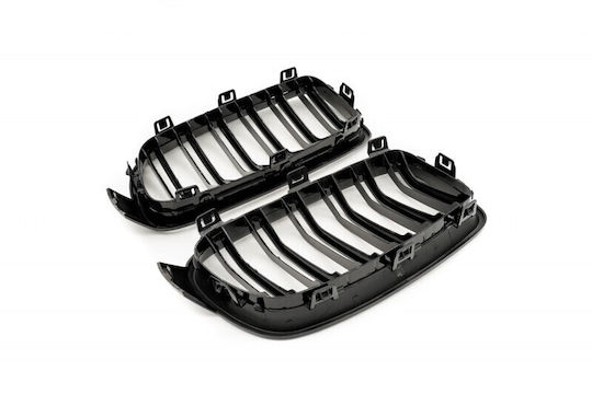 Capot Motor Dublă Bandă Neagră Lucioasă BMW 3 F30 51137255411
