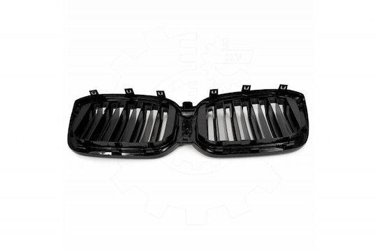 Μάσκα Ψυγείου Bmw X3 G01 Facelift Πλήρες Σετ Αριστερή Ή Δεξιά Διπλή Γρίλια Μαύρη Γυαλιστερή 51139881906