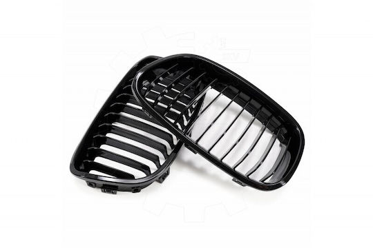 BMW F20 Radiator Mask Set Left or Right Single Grille Glossy Black