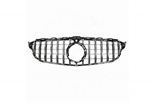 Gtr Radiator Mask Silver Position Camera for Mercedes C-Class W205 Facelift 2019-Present