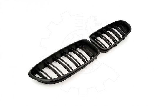 Mască Radiator BMW 6 F06/F12 Set Stânga Sau Dreapta Dublă Bandă Negru Mat 51712297592