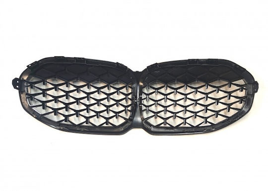 BMW 1 F40 2019 Schwarze Glänzende Auto Dekorative Maske
