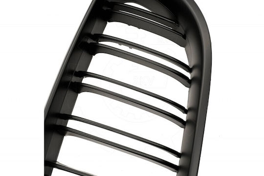 Mască Radiator BMW 6 F06/F12 Set Stânga Sau Dreapta Dublă Bandă Negru Mat 51712297592