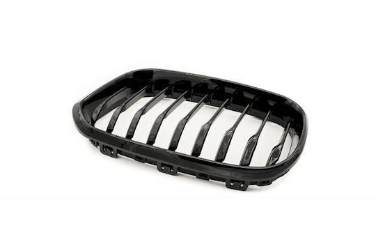 Capac Motor Decorativ Bandă Unică Neagră Lucioasă BMW 1 F20 Facelift 51712357461