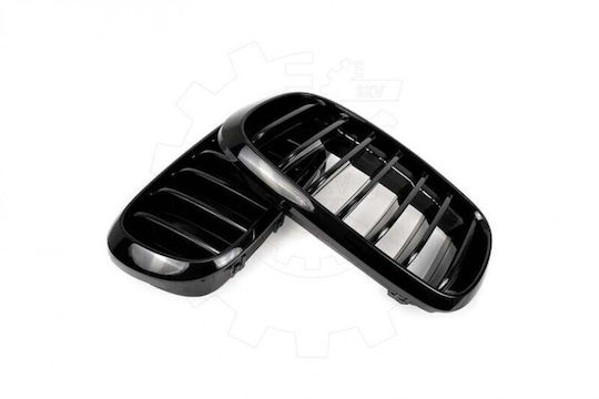 Mască Radiator BMW X5 F15 Set Stângă Sau Dreaptă Bandă Unică Neagră Lucioasă 51712334708