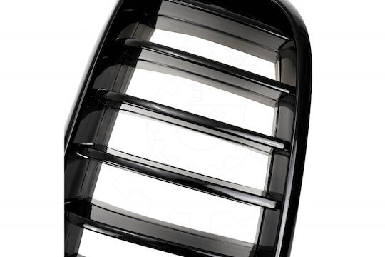 Mască Radiator BMW X5 F15 Set Stângă Sau Dreaptă Bandă Unică Neagră Lucioasă 51712334708