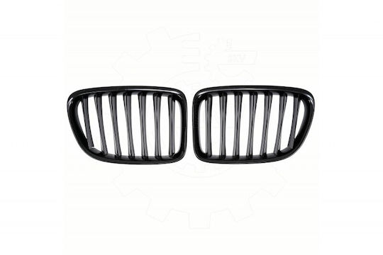 Full Radiator Mask Left or Right Single Black Glossy Bmw X1 E84
