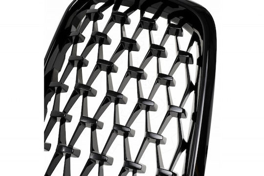 Bmw X3 G01 Facelift Left or Right Diamond Black Glossy Cooling Mask Set