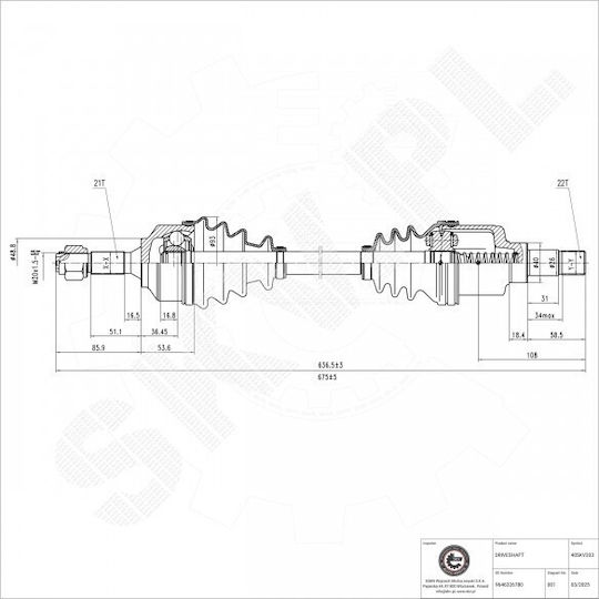 Jumătate De Axă Citroen C2 C3 Peugeot 1007 Renault Spațiu Iii Fata Stânga 9646326780
