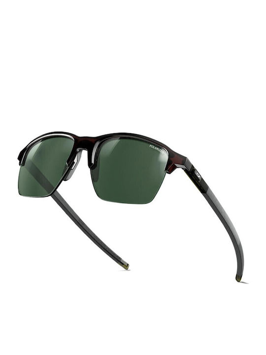 Julbo Unisex Γυαλιά Ηλίου με Καφέ Σκελετό και Καφέ Polarized Φακό