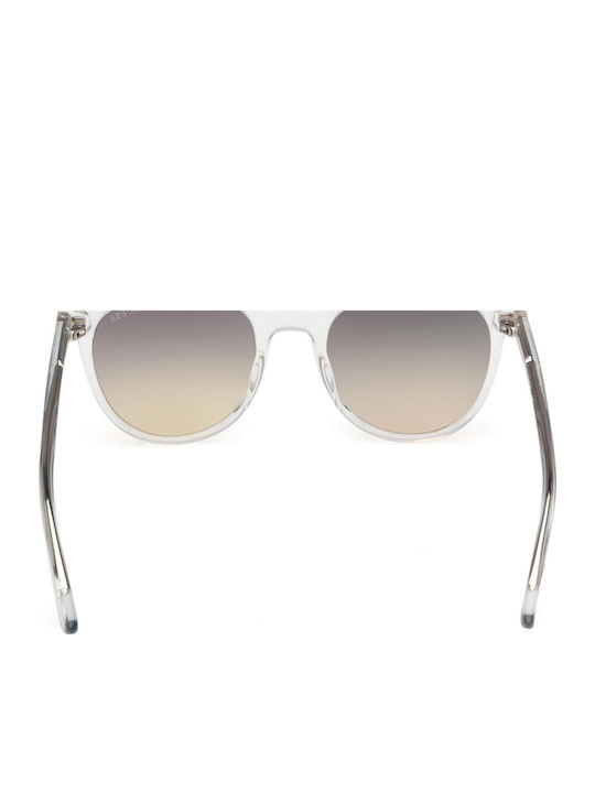 Guess Unisex Γυαλιά Ηλίου με Διάφανο Κοκκάλινο Σκελετό και Γκρι Φακό GU00235 26B