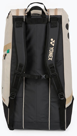 Yonex Schulter-/Handtasche Tennis 9 Schläger Beiges