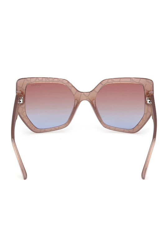 Guess Ochelari De Soare Pentru Femei Cu Ramă Neagră Din Plastic Și Lentile Degrade GU00153 57F