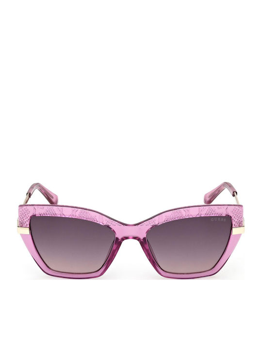 Guess Ochelari De Soare Pentru Femei Cu Ramă Violet Și Lentile Gri Degrade GU00216 81B