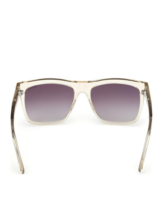 Guess Unisex Ochelari de soare cu Bej Cadru și Gri Degrade Lentilă GU00222 57Z