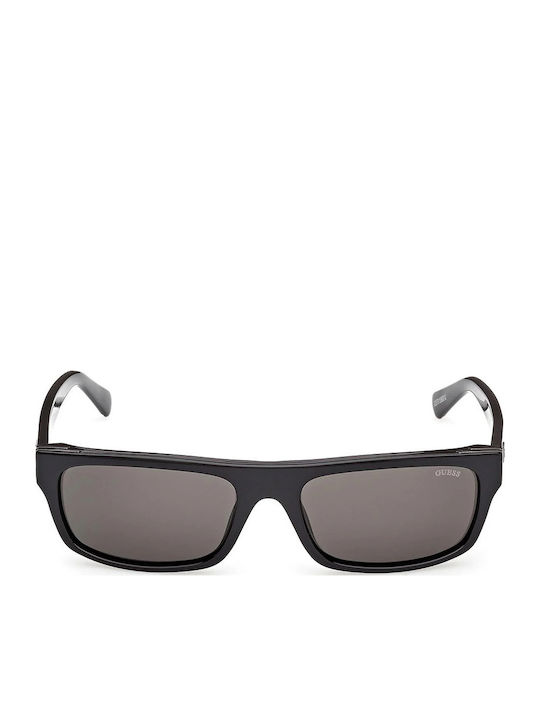 Guess Ochelari De Soare Unisex Cu Ramă Neagră Din Plastic Și Lentile Gri GU00276 01A