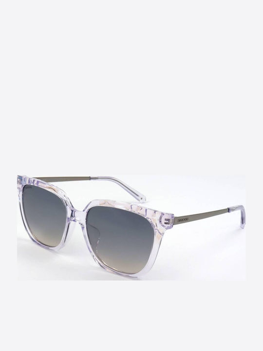Swarovski Women's Sunglasses With Multicolour Frame And Gray Lens