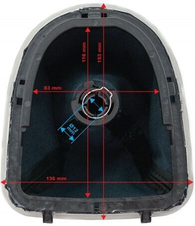 SKV Auto Schaltknopf Tasche Seat Altea Leon Toledo 1p0711113aj 6b Grau Matt Silber Rahmen 1p0711113aj