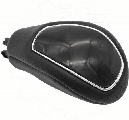 Leather Gear Shift Knob Cover for Ford Galaxy Mondeo S-Max Kuga Black Automatic Gearbox