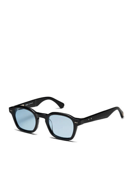 Peter & May Walk S98 Hero Unisex Γυαλιά Ηλίου με Μαύρο Κοκκάλινο Σκελετό και Μαύρο Φακό S98HEROSUN-BLACK-BLUE