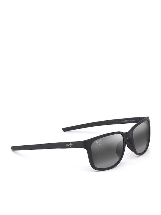 Maui Jim Men's Sunglasses with Black Plastic Frame and Black Lens akala599-02
