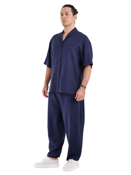 Κοντομάνικο Πουκάμισο Blue