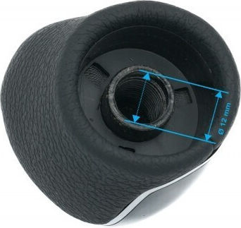 Pomol Schimbător Viteze Ford C-Max Focus Galaxy Kuga Mondeo S-Max 1798600 6b Negru Crom Piele 1798600