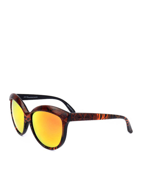 Italia Independent Women's Sunglasses with Purple Plastic Frame and Purple Lens