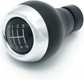Mini Cooper D Car Shift Knob 25112753782 Black Chrome Leather