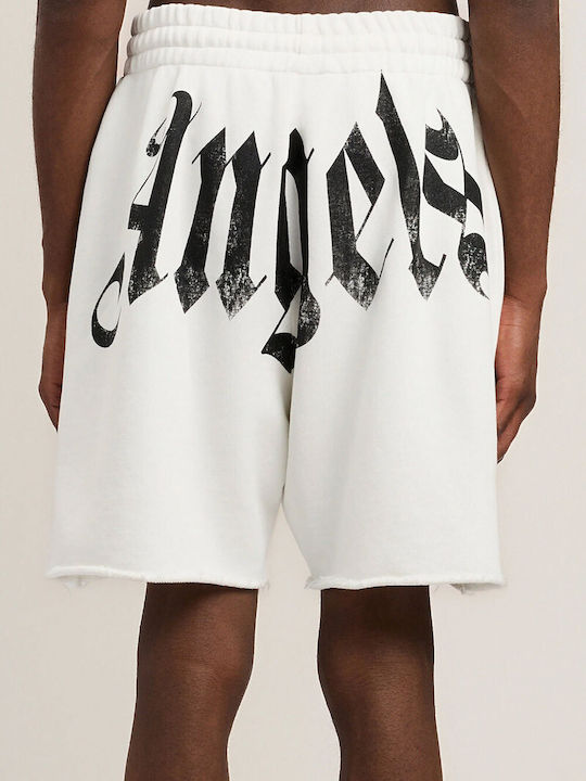 Palm Angels Ανδρική Βερμούδα Λευκή