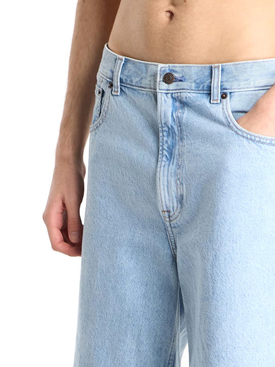 Herren Shorts Denim Blauen