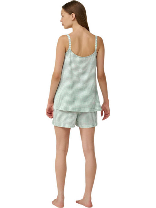 Vamp Summer Cotton Babydoll Turquoise