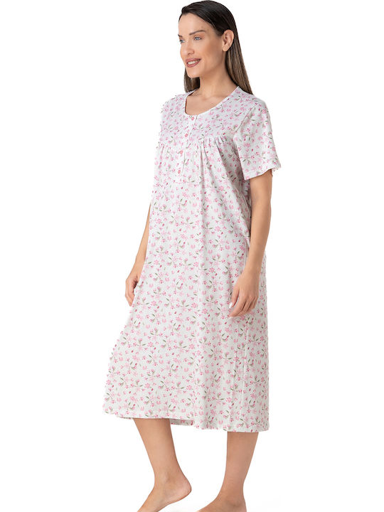 Relax Lingerie Summer Women's Nightgown Pink