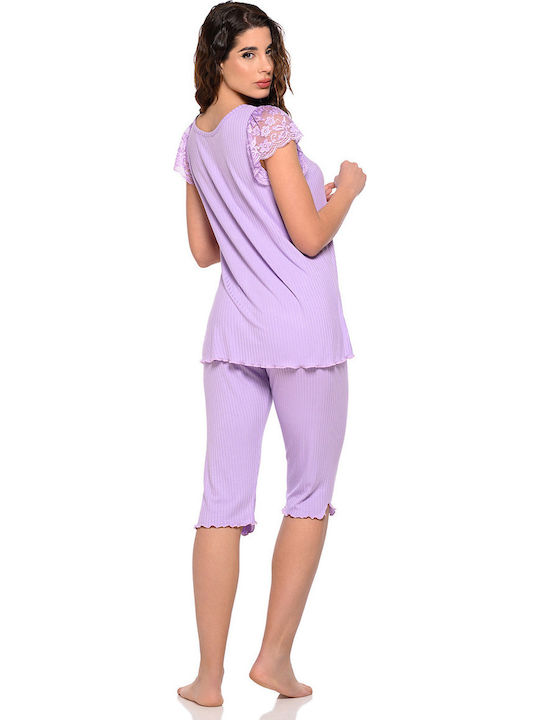 Clio Lingerie Summer Women's Lilac Pyjama Set